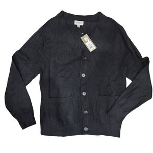 Goodfellow & Co. Black V-Neck Button Cardigan NWT